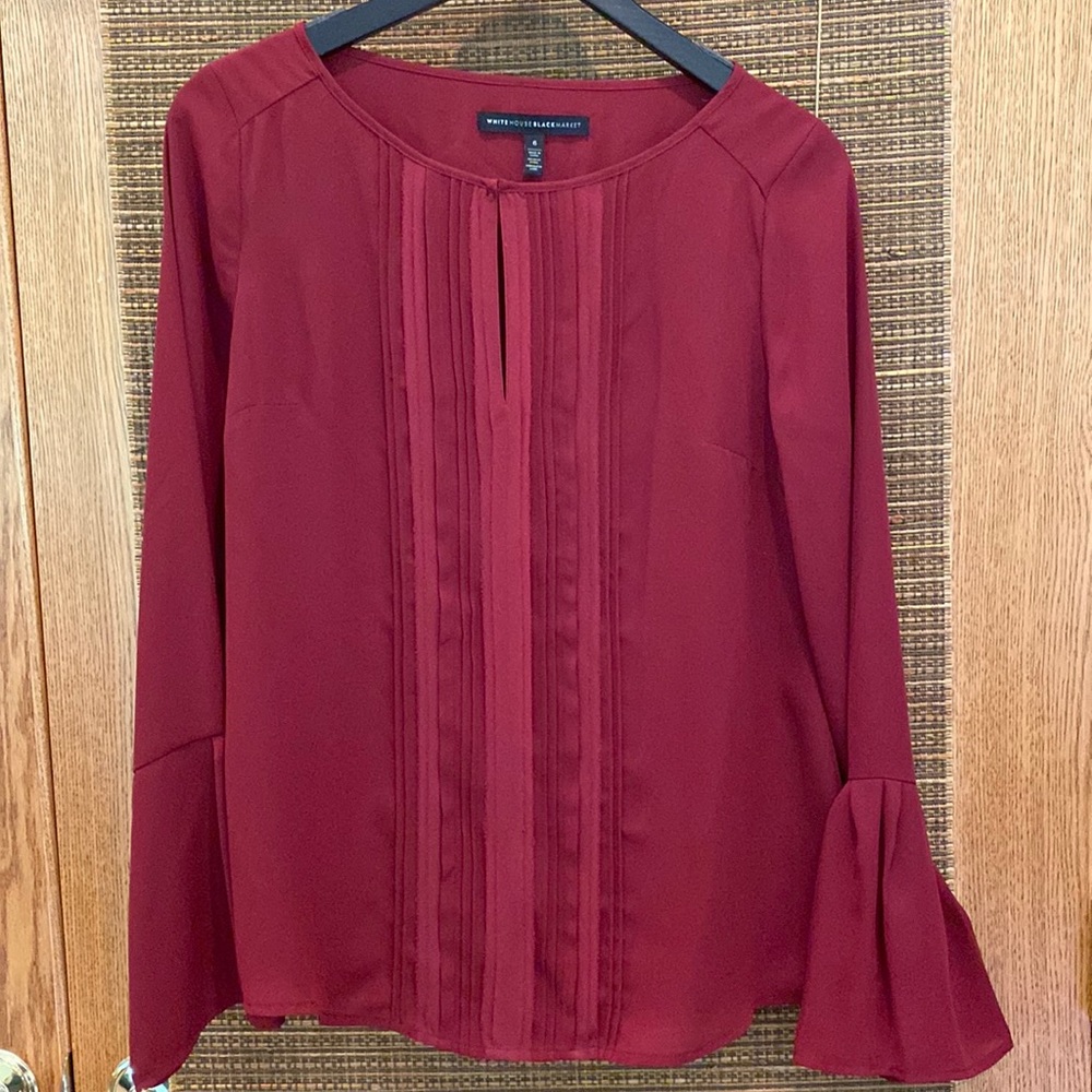 Lightweight red dressy shirt